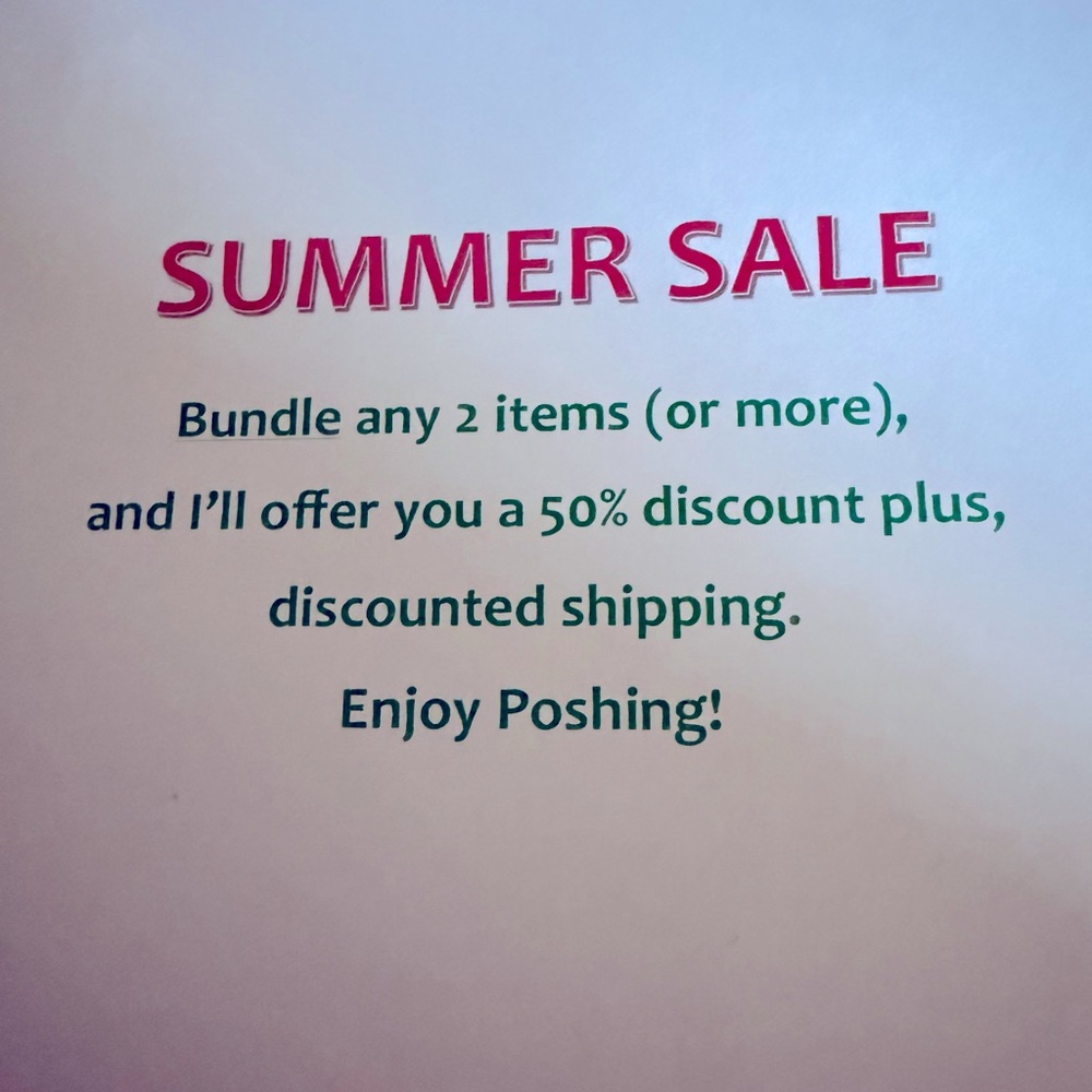 Summer Sale! 50% off bundles of 2+.